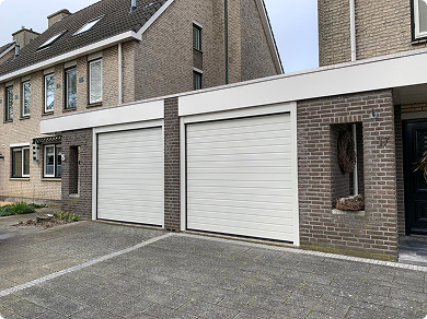 Berger Premium sectionale garagedeur Woodgrain Plancha