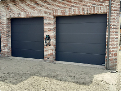 Berger Premium sectionale garagedeur Design-Line Nero