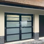 Berger Luxe-Line Twin openslaande deuren gevuld met gesatineerd glas