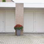 Openslaande garagedeuren Berger Luxe Line Twin Satin Ligna RAL 9016