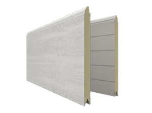 Berger paneel uitvoering Premium Woodgrain Plano RAL 9016