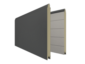 Berger paneel uitvoering Granite RAL 7043