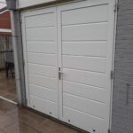 Berger Luxe-Line Twin openslaande deuren Woodgrain Ligna RAL 9016