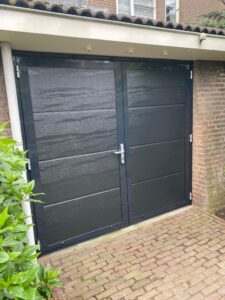 Berger Luxe-Line Twin openslaande deuren Woodgrain Plano