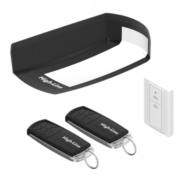High-Line Liftmaster aandrijving met 2 handzenders en 1 draadloze wandzender