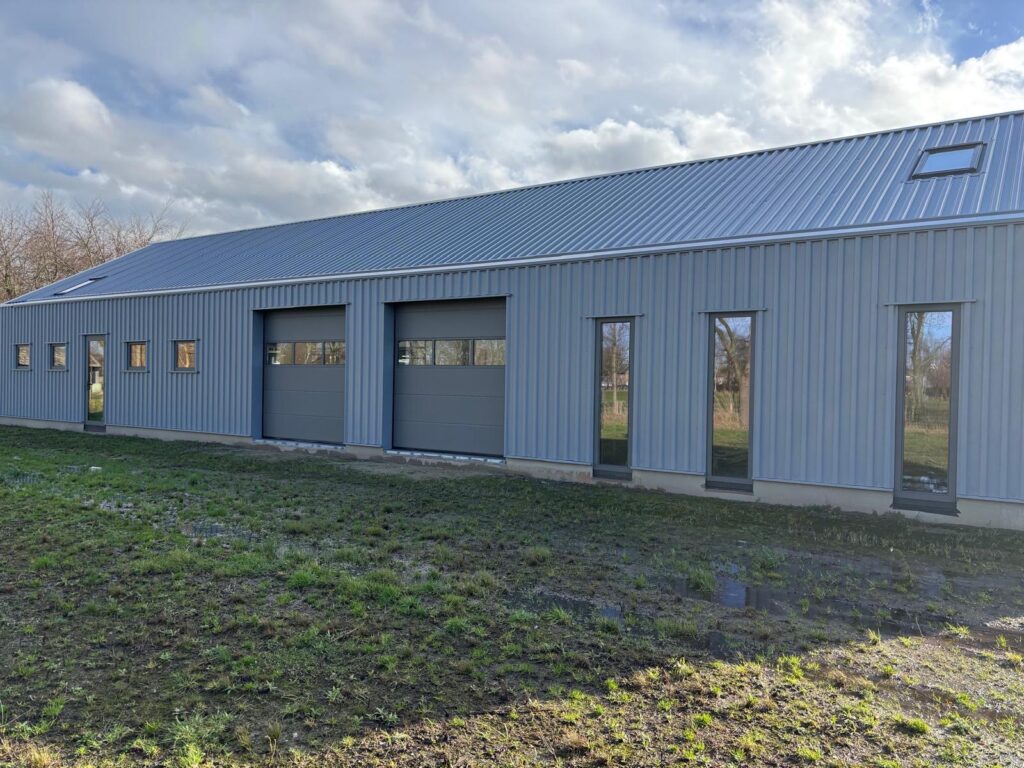 Industriedeur Satin Plano in RAL 7039 quartzgrijs