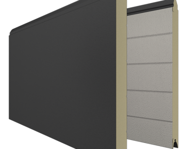 Berger paneel uitvoering Nero RAL 9005