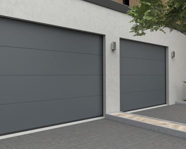 Berger paneel uitvoering Design-Line antra RAL 7016