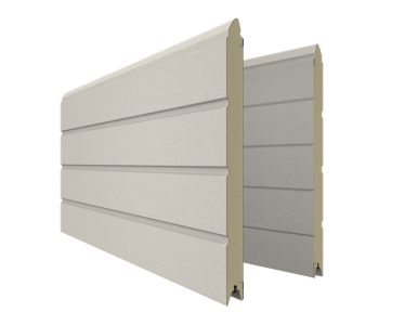 Berger paneel uitvoering Premium Stucco Colore RAL 9010