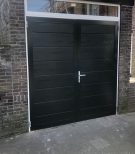 Berger Luxe-Line Twin openslaande deuren met vast bovenpaneel gevuld met hardglas