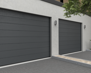 Berger paneel uitvoering Premium Woodgrain Ligna RAL 7016