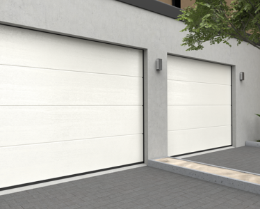 Berger paneel uitvoering Premium Woodgrain Plano RAL 9016